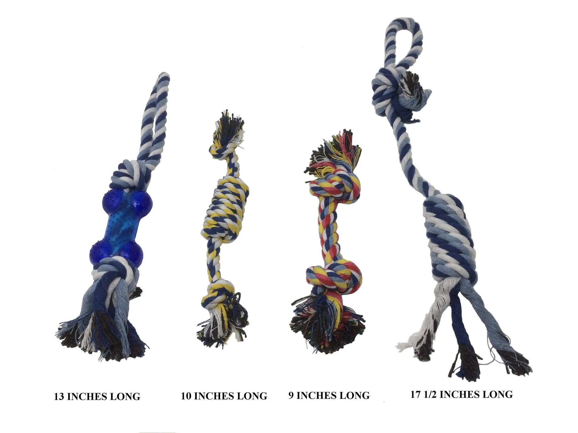 10pc Quality Dog Rope Toys | Small and Medium Size Dog | Storage Bag Included.