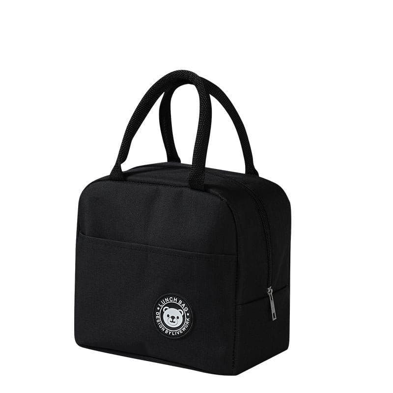 Insulated Lunch Bag-Front Pocket-Leakproof-Women-Men-Work-School.
