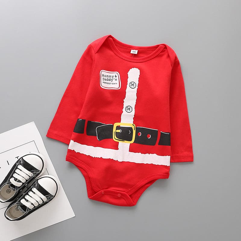 Baby Christmas Long Sleeve Jumpsuit.