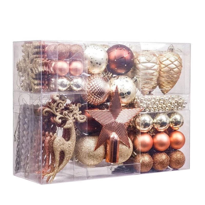 Christmas Ball Gift Pack 100pcs Home Hanging Ornaments.