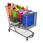 Four Reusable - Grocery Cart Bags With Insulated Bag – USA Shopping Carts - Eco-friendly.